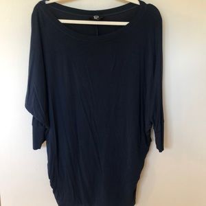 Vintage culture phit navy blue top